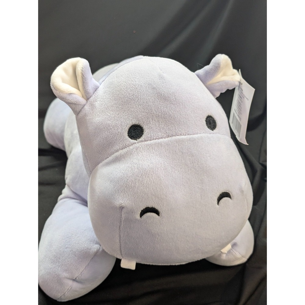 Weighted (2.43LBS) Hippo Stuffed Animals, Comfort Hippopotamus Plush.